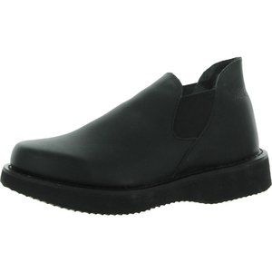 Work America Mens Romeo Black Slip-On Shoes Platforms 10 Medium (D) Like New!